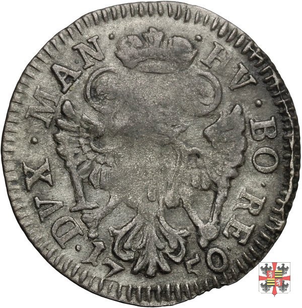 Mezza lira da dieci soldi 1750 (Mantova)