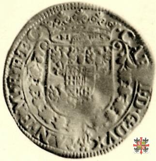 Ottavo di ducatone con San Giorgio a cavallo 1664 (Mantova)